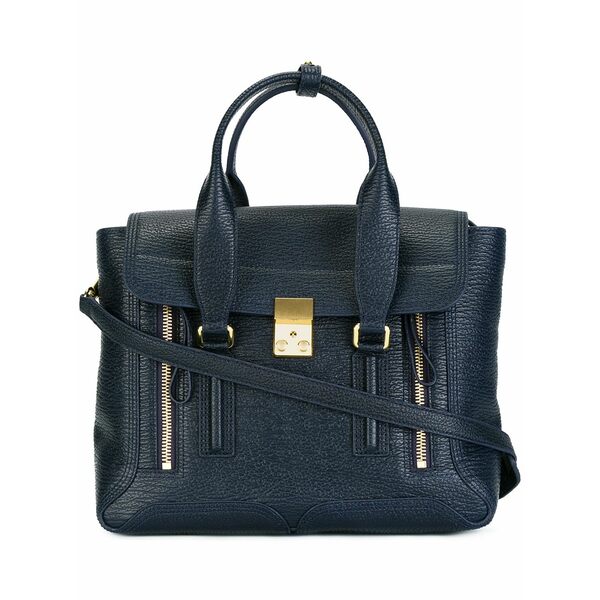 スリーワンフィリップリム レディース ショルダーバッグ 御徒面子 Pashli medium satchel bag Blue