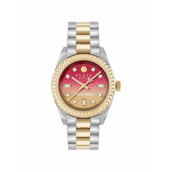 フィリッププレイン レディース 腕時計 アクセサリー Queen 36mm watch Red｜asty