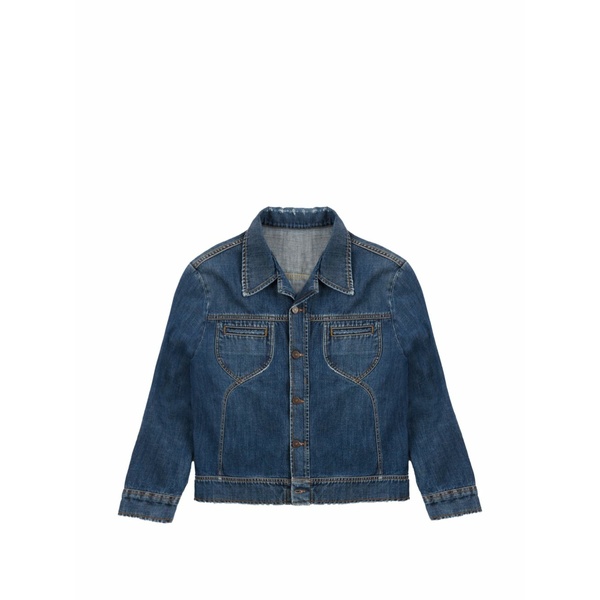 フォルテラ メンズ ジャケット＆ブルゾン アウター Whitneyj button-fastening denim jacket Blue