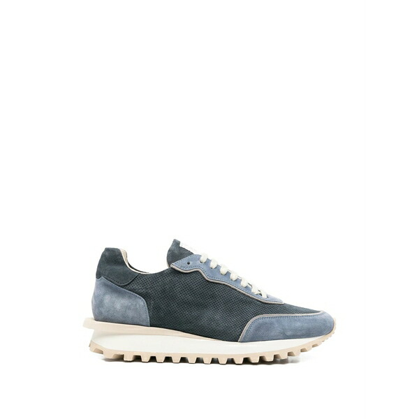 イレブンティ メンズ スニーカー シューズ Perforated panelled sneakers Blue