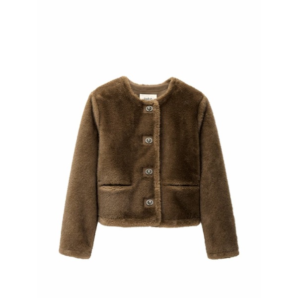 バッシュ レディース ジャケット＆ブルゾン アウター Basil buttoned jacket Brown｜asty 63,140円