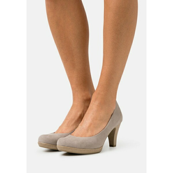 堅実な究極の Marco Tozzi マルコトッツイ Platform heels - taupe