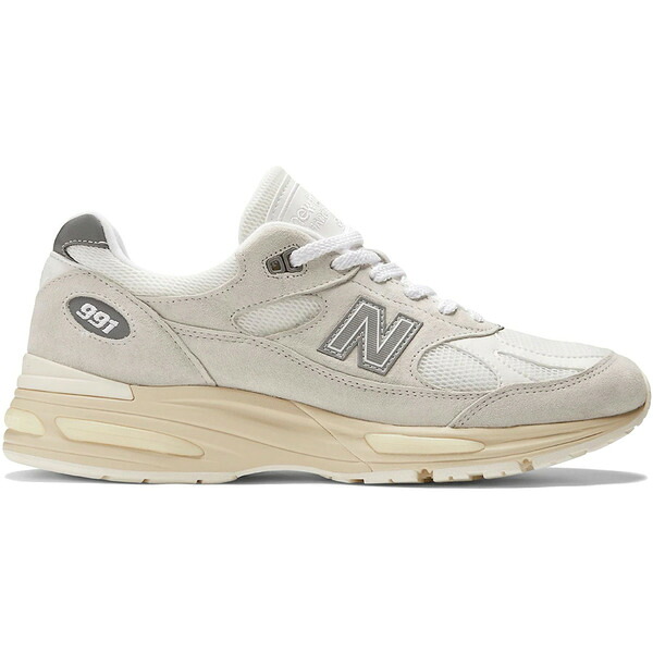 New Balance ニュー平衡にする メンズ スニーカー  【New Balance 991v2 MiUK Wind Chime】  大きさ US_11.5(29.5糎) Wind Chime/White/Frozen Dew/Vanilla Ice
