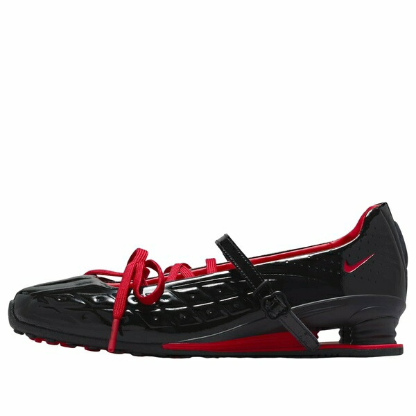 Nike ナイキ レディース スニーカー  【(WMNS) Nike x LABELHOOD Shox Z Calistra \u0027Black University Red\u0027 IW7881-001】  大きさ US_5(22.0糎)