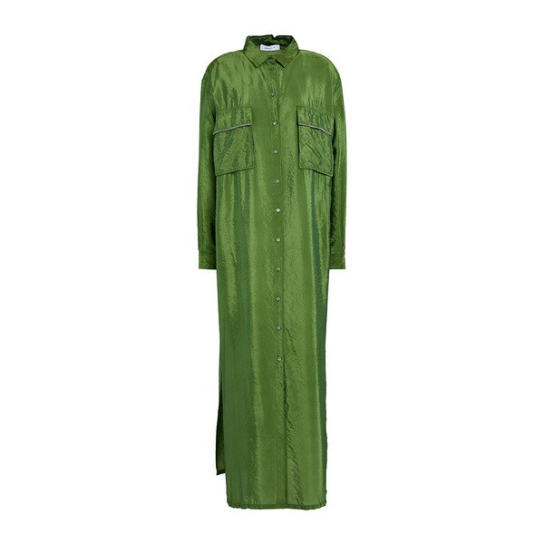 【送料無料】 ファビアナ フィリッピ レディース ワンピース トップス Maxi dresses Green|asty
