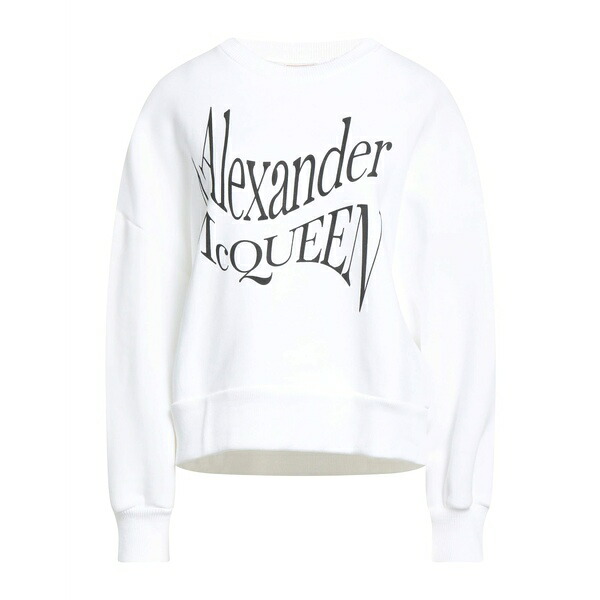 【送料無料】 マックイーン レディース パーカー・スウェットシャツ アウター Sweatshirts White