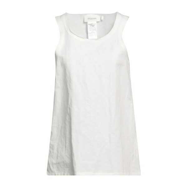 【送料無料】 スポーツマックス レディース Tシャツ トップス Tops White｜asty