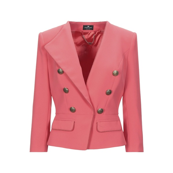 【送料無料】 エリザベスフランキ レディース ジャケット＆ブルゾン アウター Blazers Orange