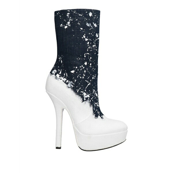 【送料無料】 ディースクエアード レディース ブーツ シューズ Ankle boots Blue 46,080円