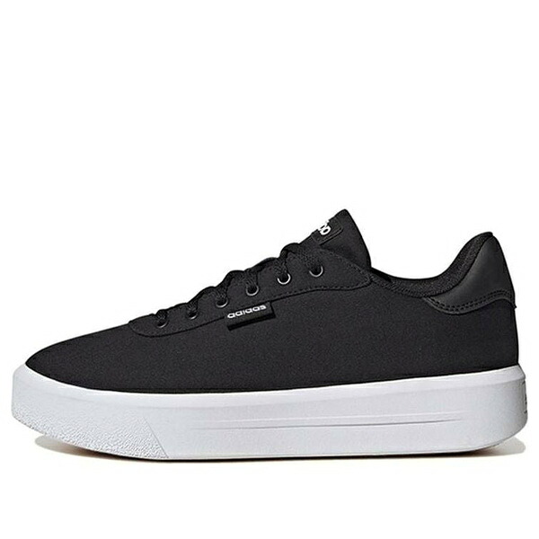adidas アディダス レディース スニーカー  【(WMNS) adidas Court Platform CLN Shoes \u0027Core Black\u0027 GW6909】  大いさ US_6(23.0糎)