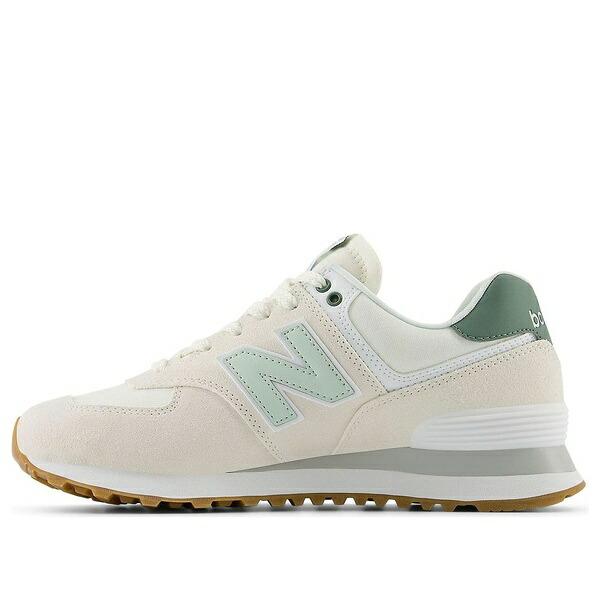 New Balance ニュー平衡にする レディース スニーカー  【(WMNS) New Balance 574 Core \u0027Sea Salt New Spruce\u0027 WL574CGR】  大きさ US_5(22.0糎)