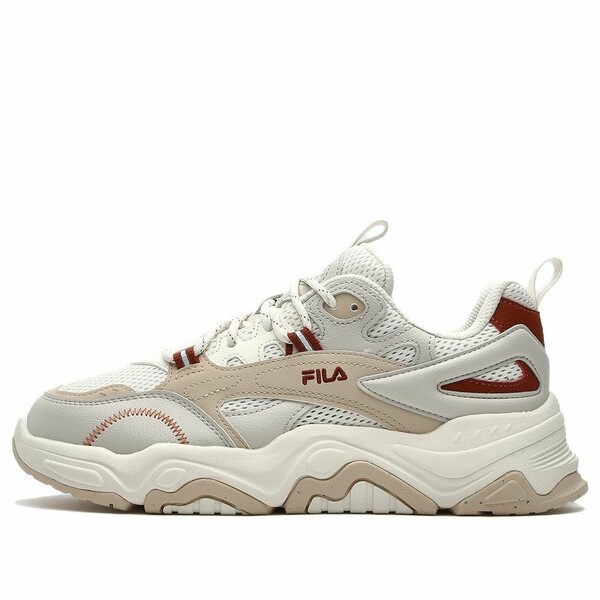 FILA フィラ レディース スニーカー  【(WMNS) FILA Collina Sneakers \u0027White Grey Beige\u0027 F12W332121FWM】  大いさ US_6.5(23.5糎)