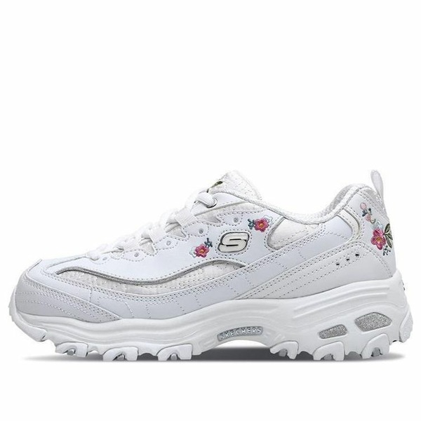Skechers スケッチャーズ レディース スニーカー  【(WMNS) Skechers D\u0027lites 1.0 GS White 11977-WHT】  大きさ US_9.5(26.5珊)