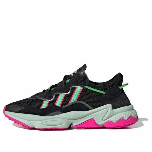 adidas アディダス レディース スニーカー  【(WMNS) adidas Ozweego \u0027Black Shock Lime Pink\u0027 EE5714】  大きさ US_6(23.0珊)