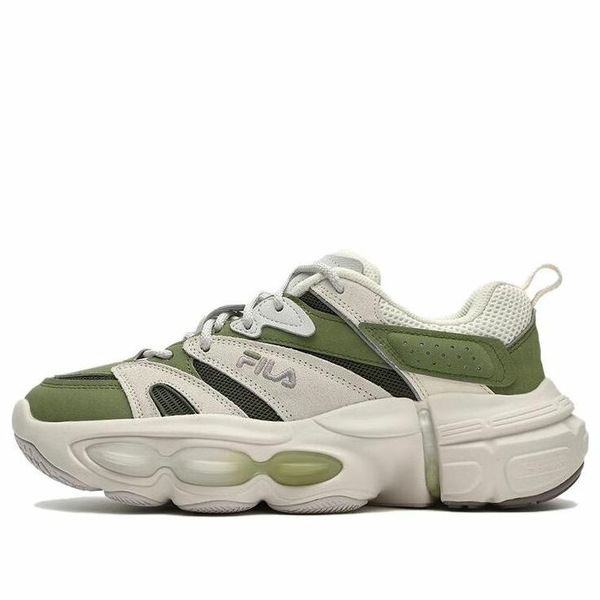 FILA フィラ レディース スニーカー  【(WMNS) FILA Disruptor Low Sneakers \u0027White Green\u0027 F12W342109FJL】  大きさ US_5(22.0珊)