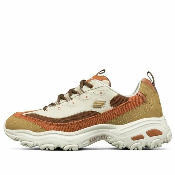 Skechers スケッチャーズ レディース スニーカー  【(WMNS) Skechers D\u0027Lites 1.0 \u0027Cream Brown Orange\u0027 149906-TPNT】  大きさ US_9.5(26.5珊)