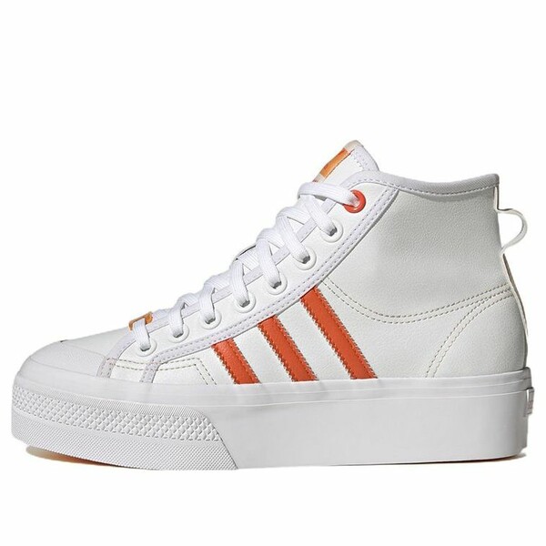 adidas アディダス レディース スニーカー 【(WMNS) adidas Nizza Platform Mid Vegan 'White' GY1897】 サイズ US_W_10|asty