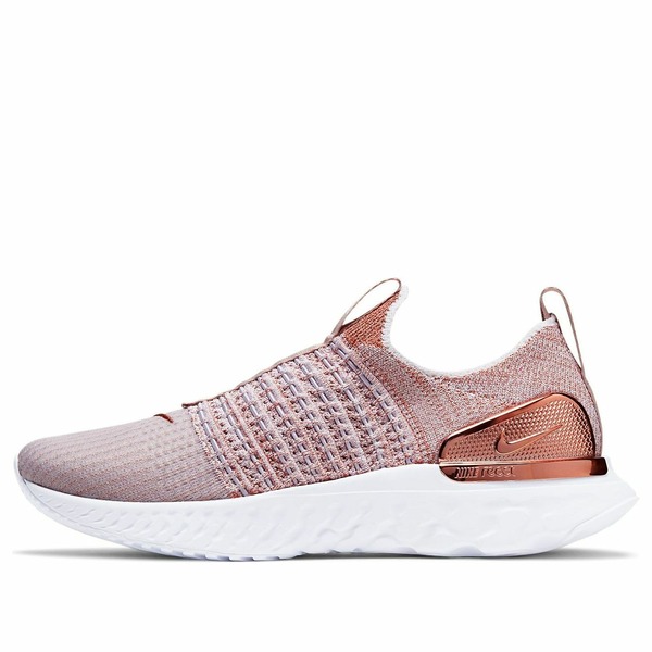 Nike ナイキ レディース スニーカー  【(WMNS) Nike React Phantom Run Flyknit 2 Premium \u0027Fossil Stone Metallic Red Bronze\u0027 CZ4830-200】  大きさ US_7.5(24.5糎)