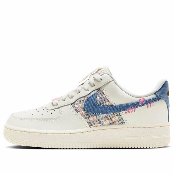Nike ナイキ レディース スニーカー  【(WMNS)Nike Air Force 1 Low  \u0027Just Do It Denim Boucl\u0027 FJ7740-141】  大きさ US_8(25.0糎)
