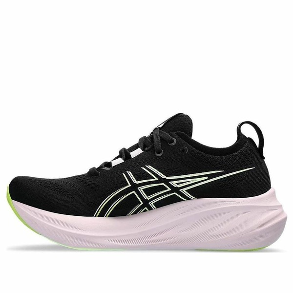 ASICS アシックス レディース スニーカー  【(WMNS) ASICS Gel-Nimbus 26 \u0027Black Neon Lime\u0027 1012B601-004】  大きさ US_7.5(24.5珊)