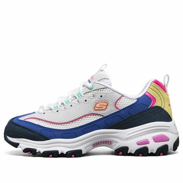 Skechers スケッチャーズ レディース スニーカー  【(WMNS) Skechers D\u0027lites 1.0 GS Grey/Blue 13146-LGMT】  大きさ US_8(25.0珊)