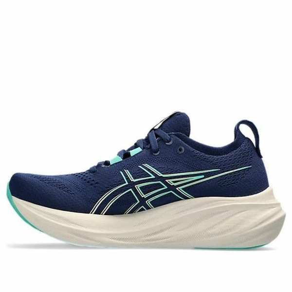 ASICS アシックス レディース スニーカー  【(WMNS) ASICS Gel-Nimbus 26 Wide \u0027French Blue Electric Lime\u0027 1012B602-400】  大いさ US_8.5(25.5糎)