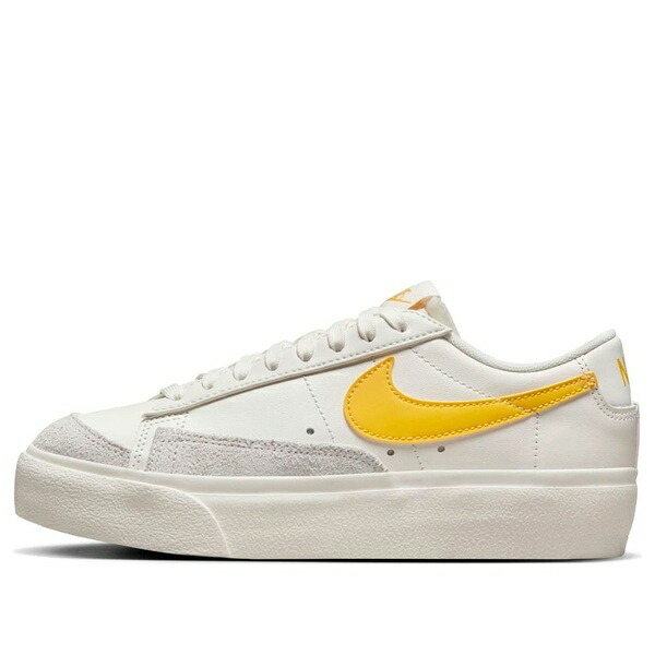 Nike ナイキ レディース スニーカー 【(WMNS) Nike Blazer Low Platform 'Sail Vivid Sulfur' DJ0292-111】 サイズ US_9(26.0cm)｜asty