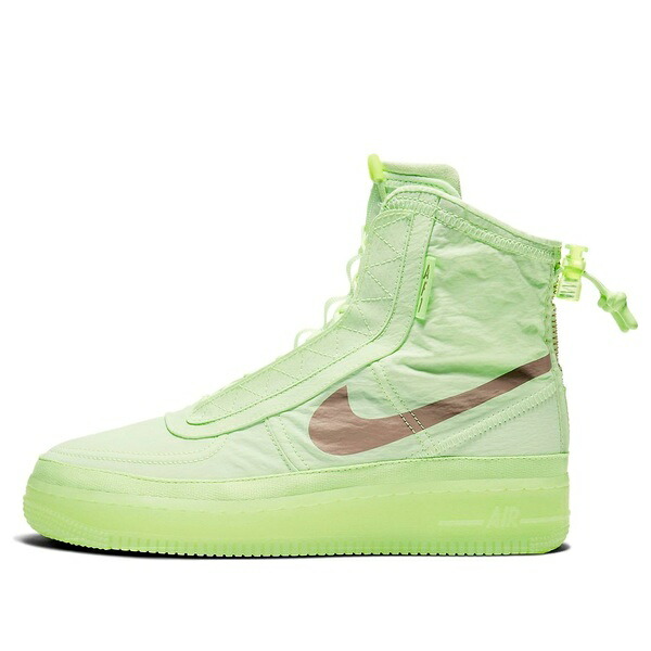 Nike ナイキ レディース スニーカー  【(WMNS) Nike Air Force 1 High Shell \u0027Volt\u0027 BQ6096-700】  大いさ US_7(24.0糎)