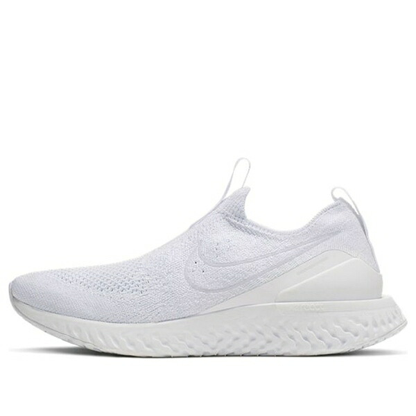 Nike ナイキ レディース スニーカー  【(WMNS) Nike Epic Phantom React Flyknit \u0027Triple White\u0027 BV0415-100】  大いさ US_9(26.0糎)