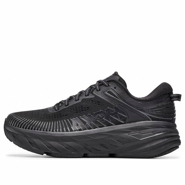 HOKA ONE ONE ホカオネオネ レディース スニーカー  【(WMNS) HOKA ONE ONE Bondi 7 \u0027Black\u0027 1110531-BBLC】  大きさ US_7.5(24.5珊)