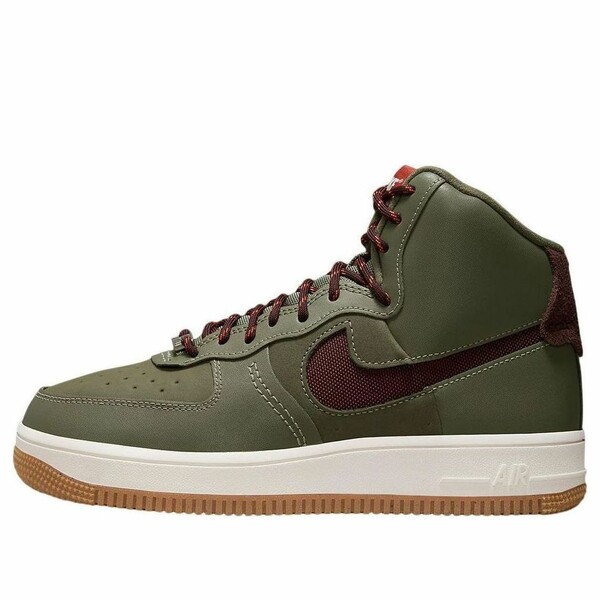 Nike ナイキ レディース スニーカー  【(WMNS) Nike Air Force 1 High Sculpt \u0027Olive Burgundy\u0027 FB7960-200】  大きさ US_5(22.0糎)