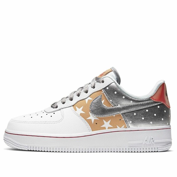 Nike ナイキ レディース スニーカー 【(WMNS) Nike Air Force 1 Low 'Metallic Gold Stars' CT3437-100】 サイズ US_6(23.0cm)|asty