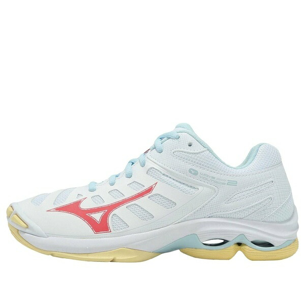 Mizuno ミズノ レディース スニーカー  【(WMNS) Mizuno Wave Voltage 2 \u0027White Calypso Coral\u0027 V1GC246030】  大きさ US_5(22.0糎)