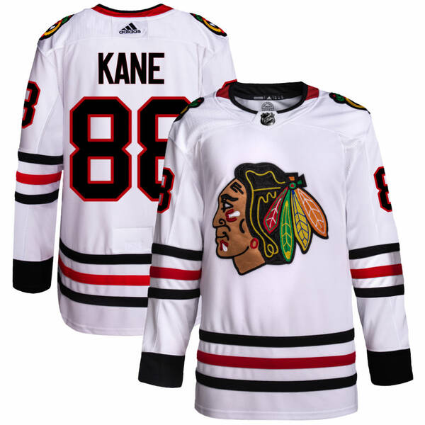 高 画質 アディダス メンズ ユニフォーム トップス Chicago Blackhawks Adidas Away Primegreen Authentic Pro Custom Jersey White 100 正規品ので安心してお Livinginmalta Com