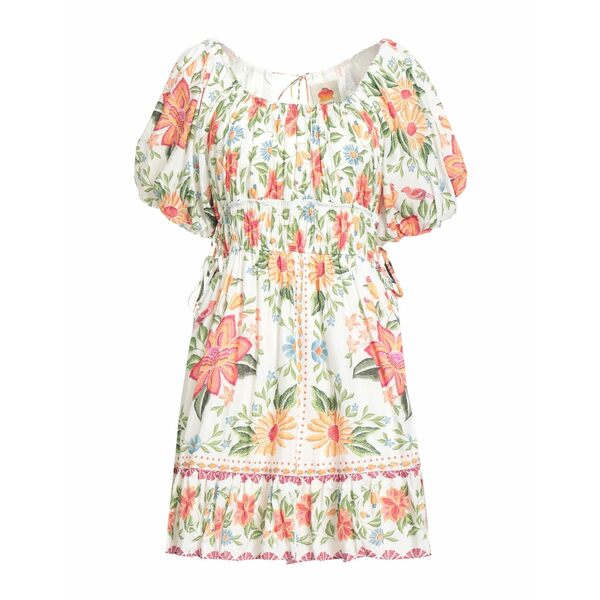 【送料無料】 ファーム リオ レディース ワンピース トップス Mini dresses Green|asty