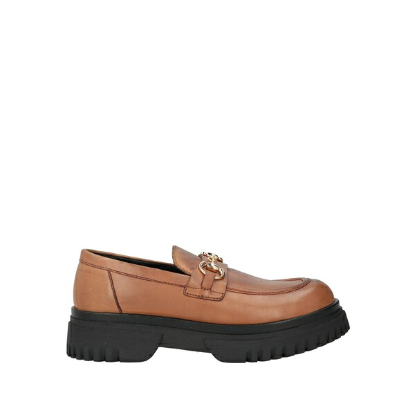 【送料無料】 エマヌエーレ ヴェー レディース スリッポン・ローファー シューズ Loafers Brown