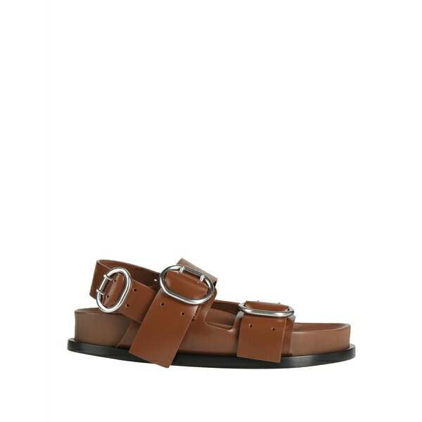 【送料無料】 ジル・サンダー レディース サンダル シューズ Sandals Brown 43,080円