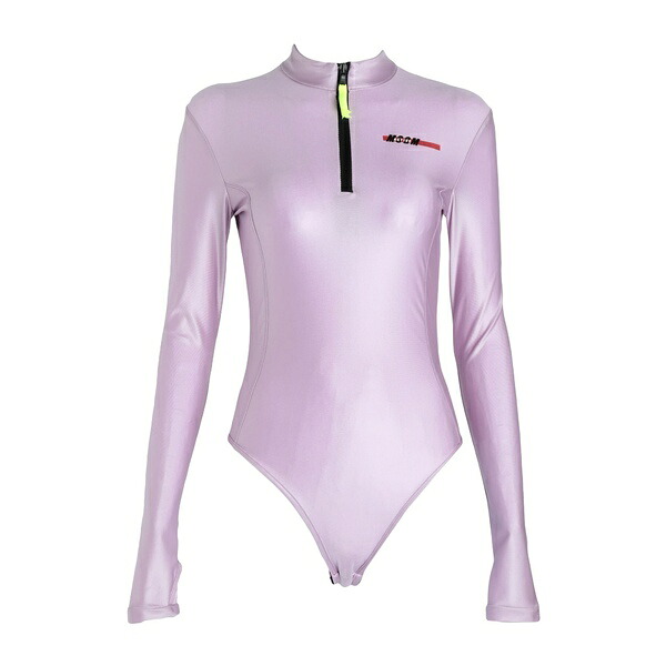 【送料無料】 エムエスジイエム レディース Tシャツ トップス Bodysuits Pink|asty
