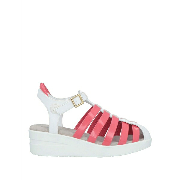 【送料無料】 アジール バイ ルコライン レディース サンダル シューズ Sandals White