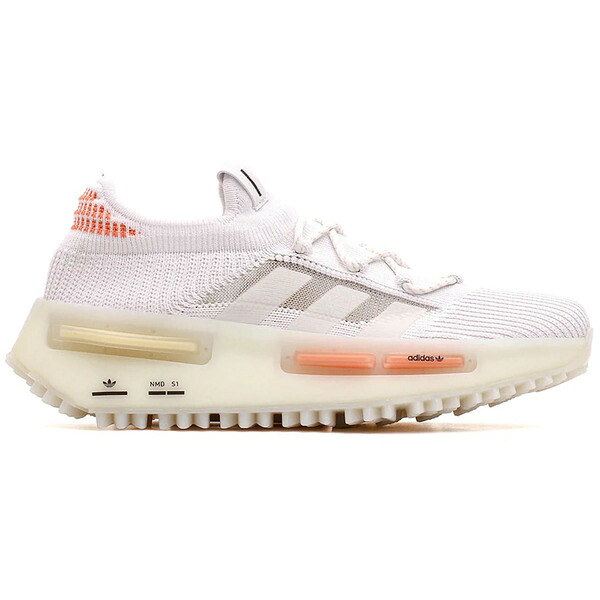 adidas アディダス レディース スニーカー 【adidas NMD S1 White Coral Fusion (Women's)】 サイズ US_8(25.0cm) Cloud White/Off White/Coral Fusion