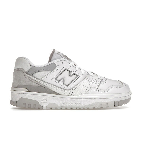 New Balance ニューバランス レディース スニーカー 【New Balance 550 White Rain Cloud (Women's)】 サイズ US_9(26.0cm) White/Rain Cloud/Light Aluminum