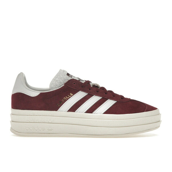 adidas アディダス レディース スニーカー 【adidas Gazelle Bold Shadow Red (Women's)】 サイズ US_5(22.0cm) Shadow Red/Footwear White/Core White
