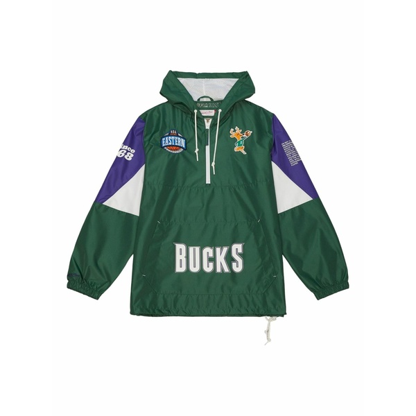 ミッチェル\u0026ネス メンズ 上衣＆上衣 アウター Nba bucks sport jacket Green コート・ジャケット-メンズファッション