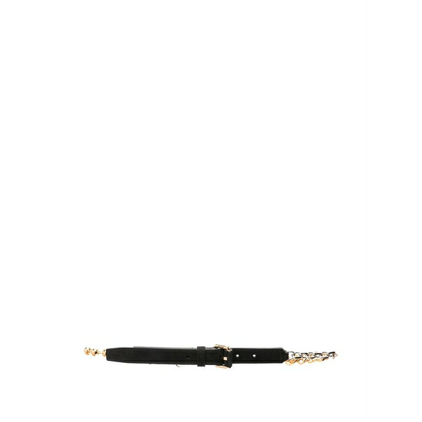 モスキーノ レディース 三尺帯 付属物 Chain-detail belt Black