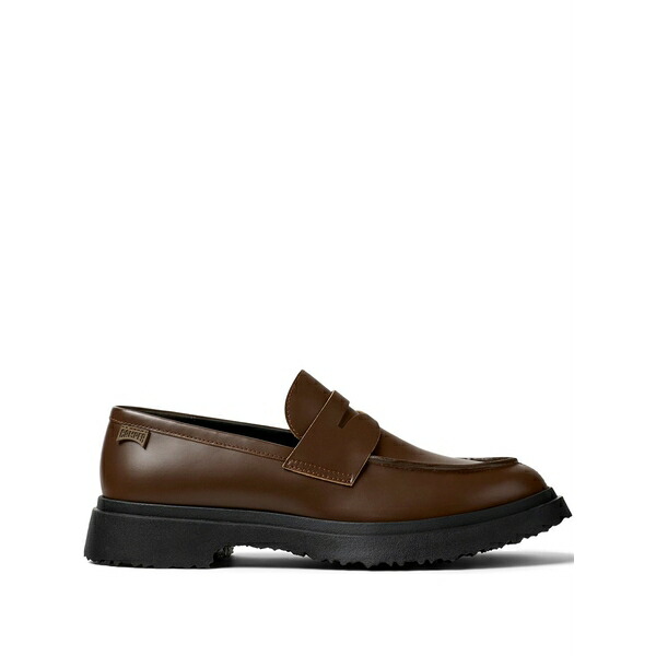 カンペール メンズ スリッポン・ローファー シューズ Walden apron-detail loafers Brown