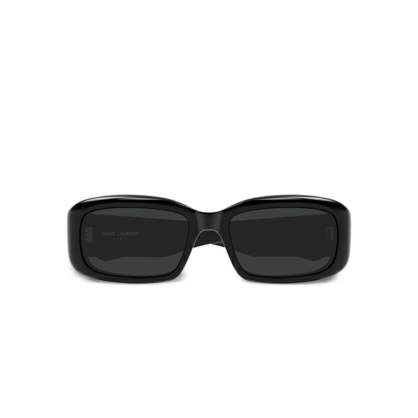 サンローラン アイウェア レディース 黒眼鏡＆アイウェア 付属物 Rectangle-frame sunglasses Black 眼鏡・サングラス-サングラス-バッグ・小物・ブランド雑貨