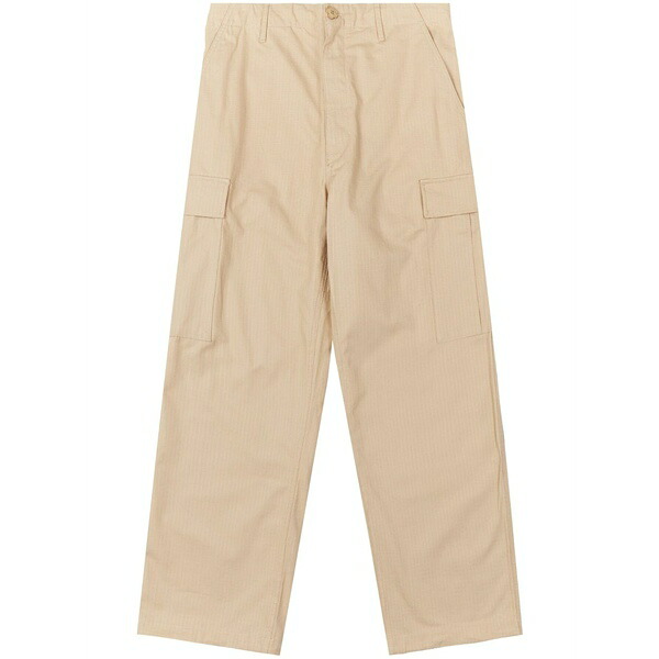 ケンゾー メンズ カジュアルパンツ ボトムス Cotton "beige" cargo pants Neutrals｜asty