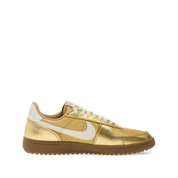 ナイキ レディース スニーカー シューズ Swoosh field general sneakers Gold|asty