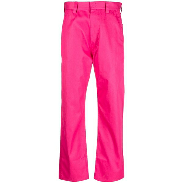 ソフィードール レディース カジュアルパンツ ボトムス Straight-leg cropped cotton trousers Pink|asty