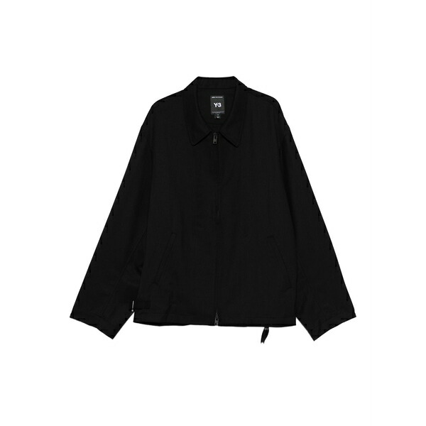 ワイスリー メンズ ジャケット&ブルゾン アウター Zip-fastening jacket Black|asty